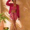 Pip Studio Short Senorita Pip Rose Fonce Nouveau Mode