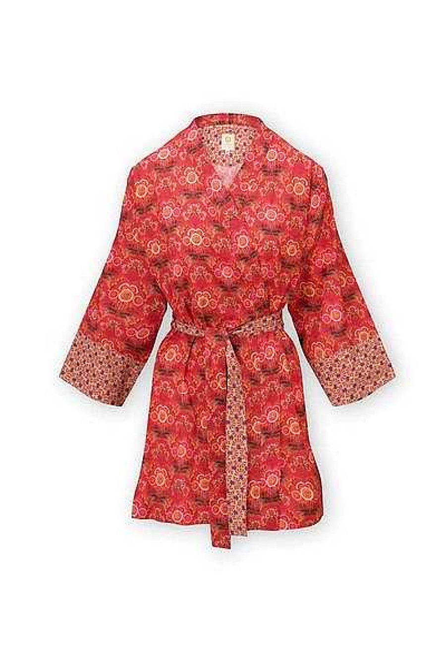 Pip Studio Kimono Fiesta De Flamencos Rouge Nouveau Mode