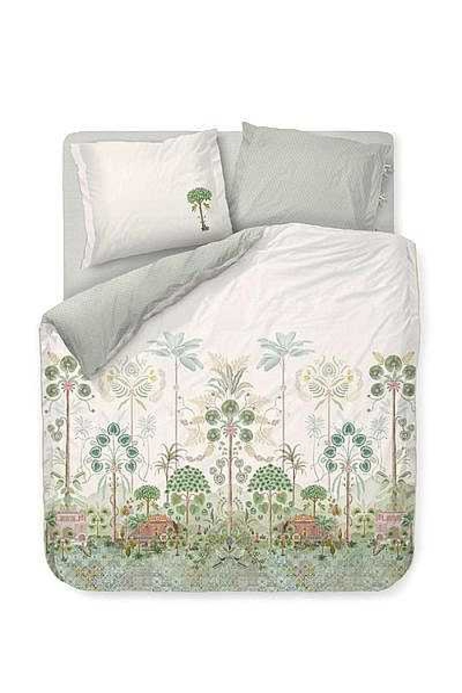 Pip Studio Housse De Couette Panoramico Blanc Casse Nouveau Linge De Lit