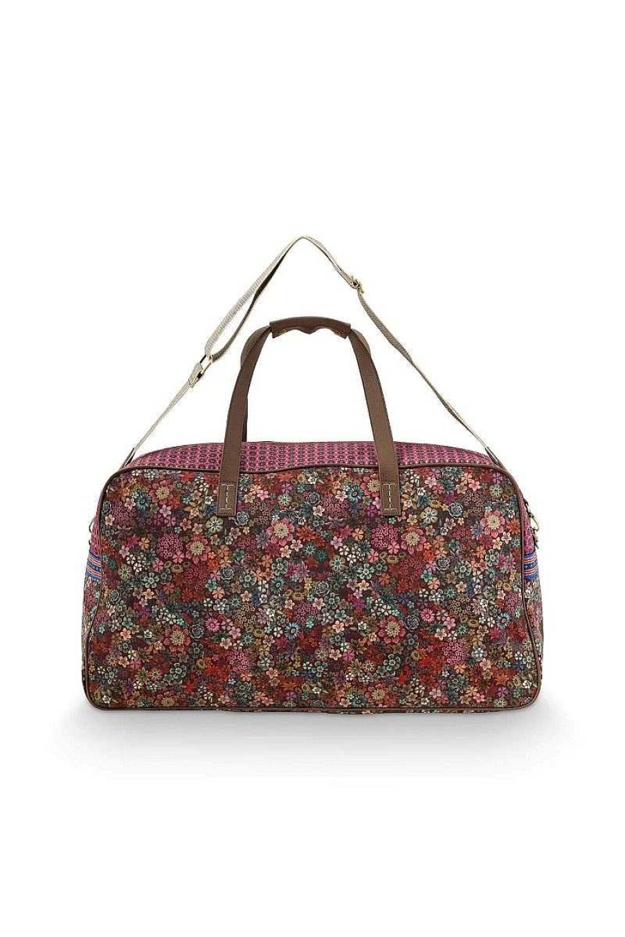 Pip Studio Sac Week-End Grande Taille Tutti I Fiori Rose Sacs Et Valises