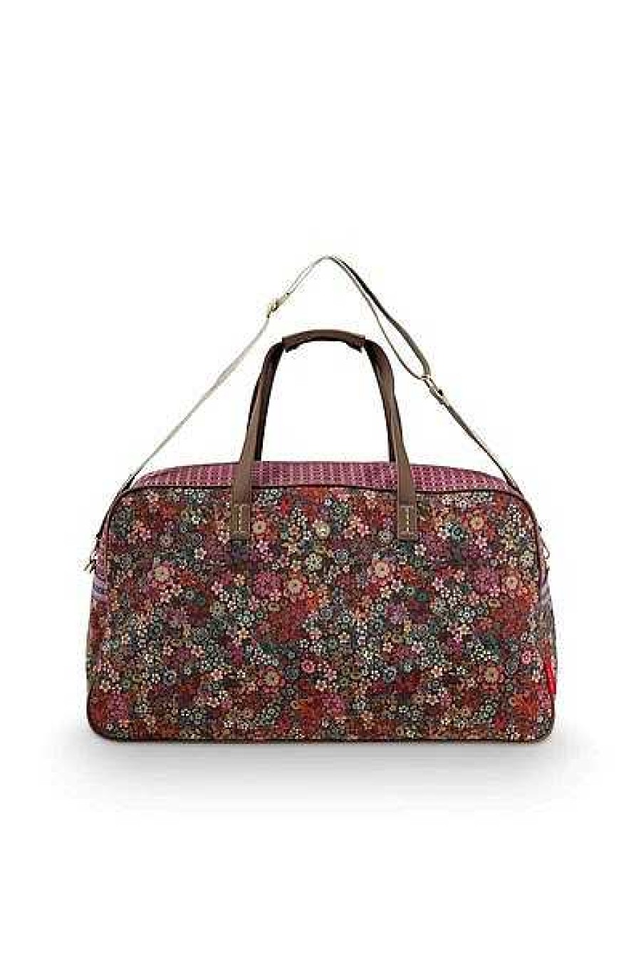 Pip Studio Sac Week-End Grande Taille Tutti I Fiori Rose Sacs Et Valises