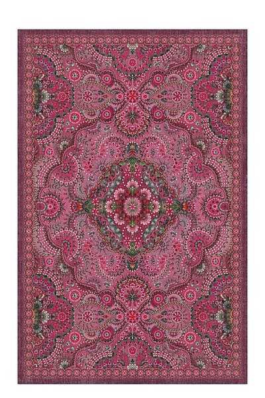 Pip Studio Tapis Moon Delight Par Pip Rose Fonce Tapis Rectangulaires