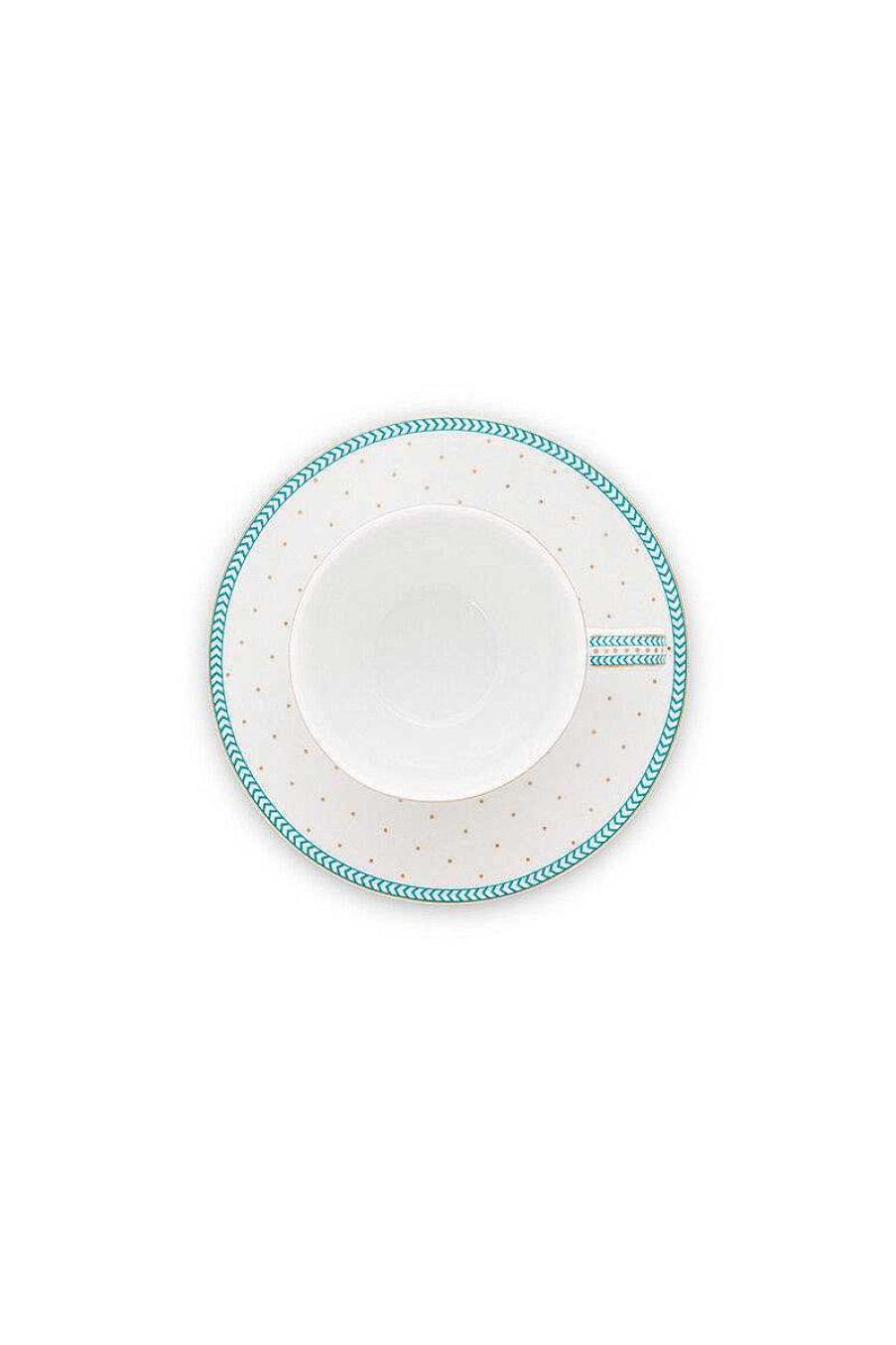 Pip Studio Tasse Et Soucoupe A Expresso A Pois Jolie En Coloris Dore Tous Collections