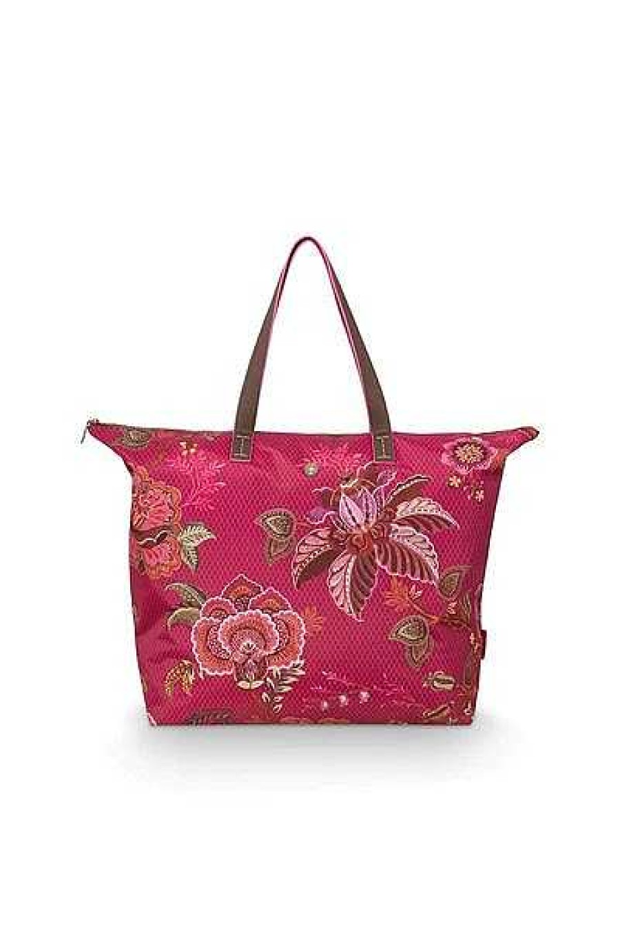 Pip Studio Sac Cabas Cece Fiore Rouge Sacs Et Valises