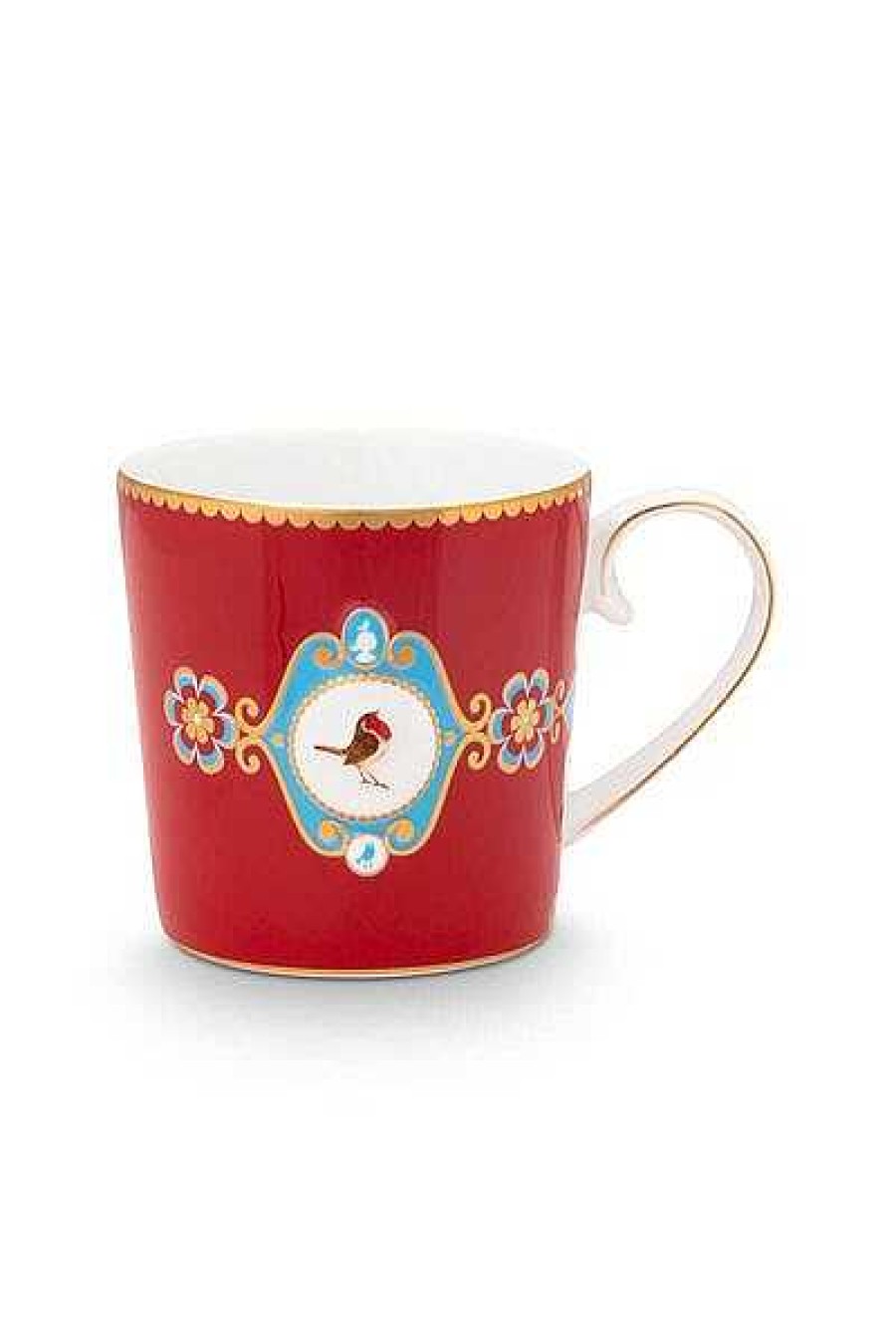 Pip Studio Love Birds Mug Small Red Tous Collections