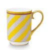 Pip Studio Pip Chique Stripes Tasse De Grande Taille Jaune 350Ml Nouveau Art De La Table