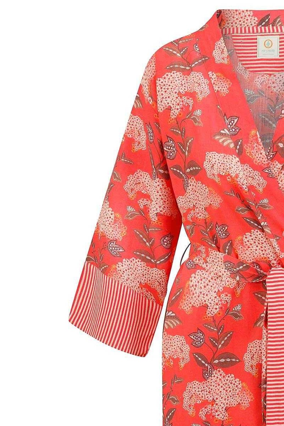 Pip Studio Kimono Flora Firenze En Coloris Corail Kimono'S