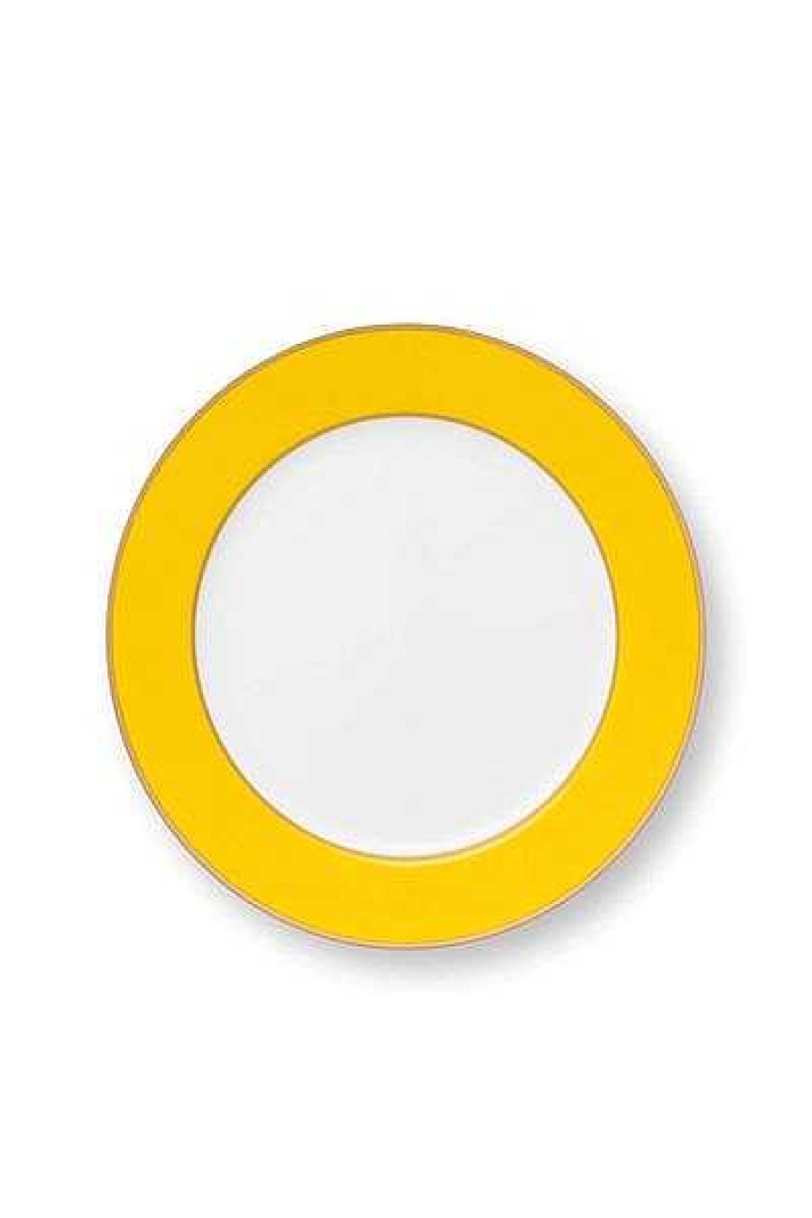 Pip Studio Pip Chique Assiette A Petit Dejeuner Jaune 23Cm Nouveau Art De La Table