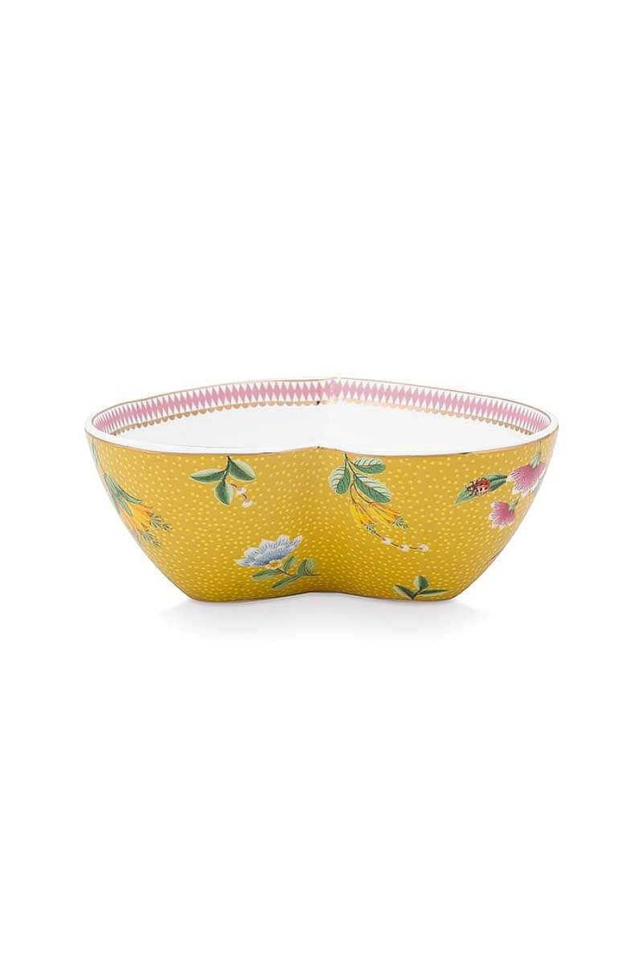 Pip Studio Bol Petit La Majorelle Forme De Coeur En Coloris Jaune Tous Collections