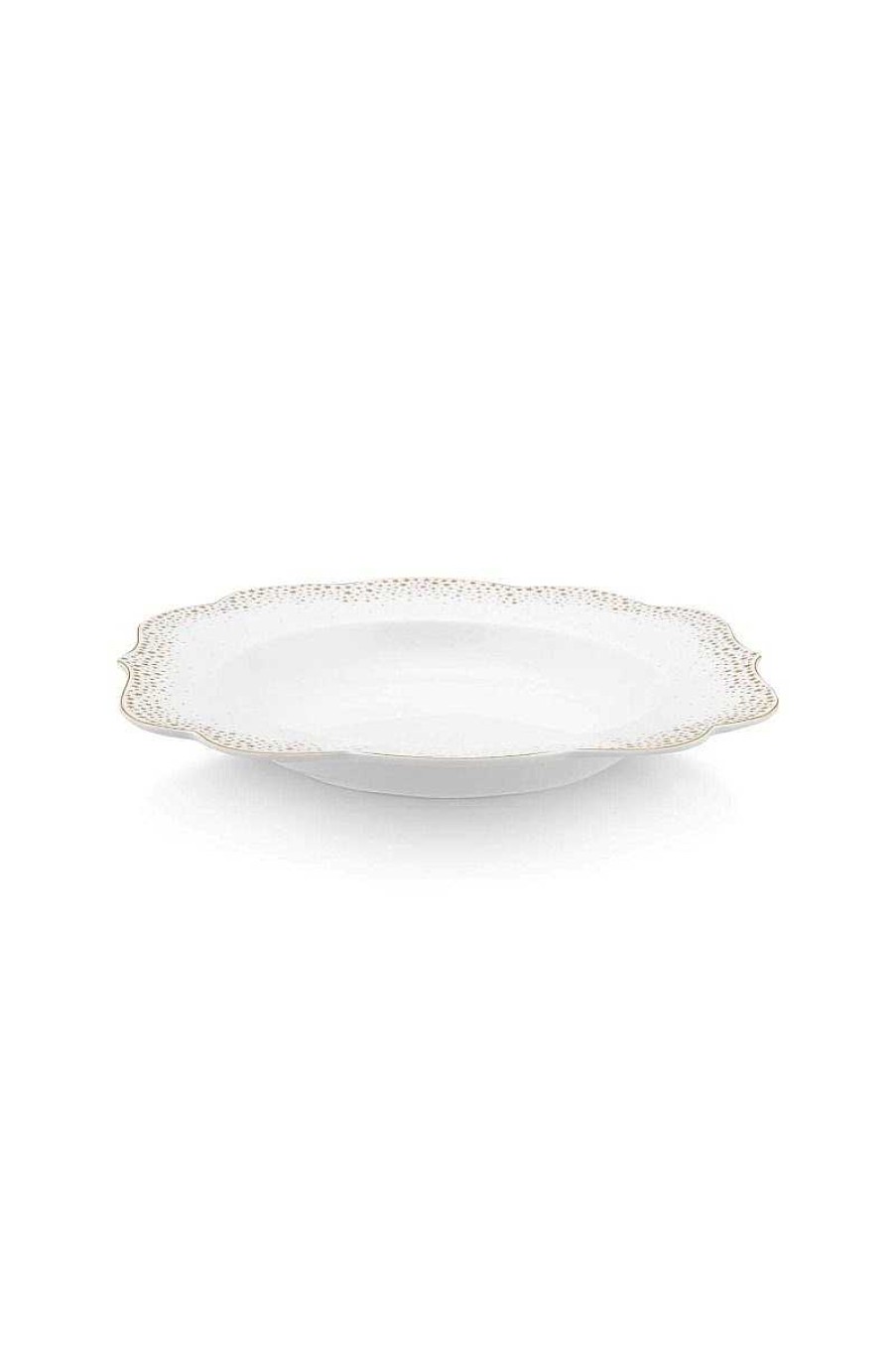 Pip Studio Assiette Creuse Royal Winter White 23.5Cm Tous Collections