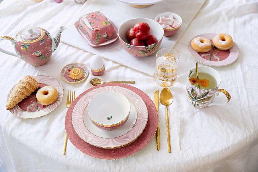 Pip Studio Assiette A Dessert La Majorelle Rosa 17Cm Tous Collections