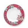 Pip Studio Assiette Creuse Flower Festival Rose Fonce 21.5Cm Tous Collections