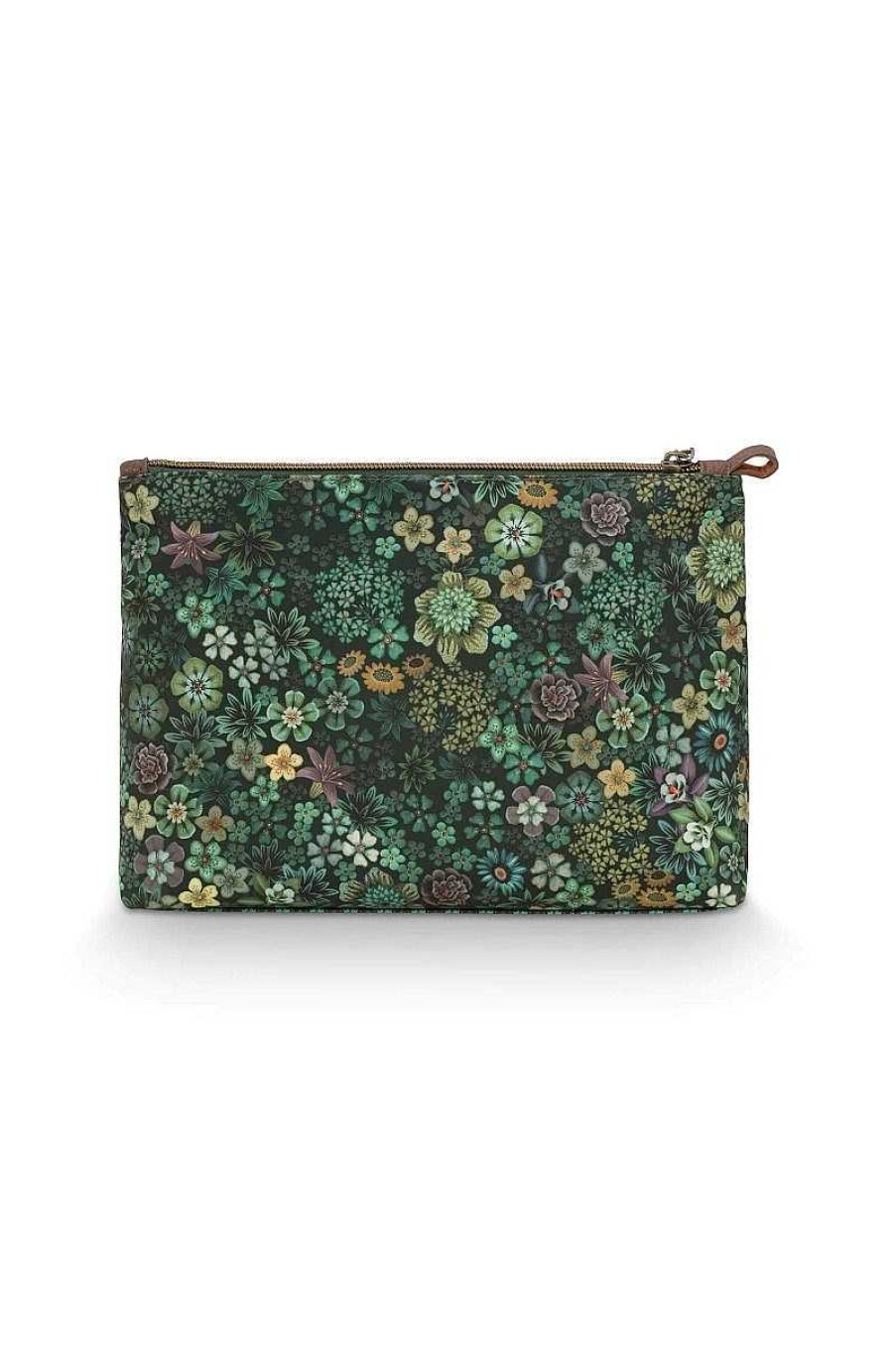 Pip Studio Trousse A Cosmetiques Combi Tutti I Fiori Vert Trousses De Toilette