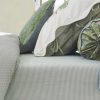 Pip Studio Drap-Housse Duo Stripe Vert Nouveau Linge De Lit