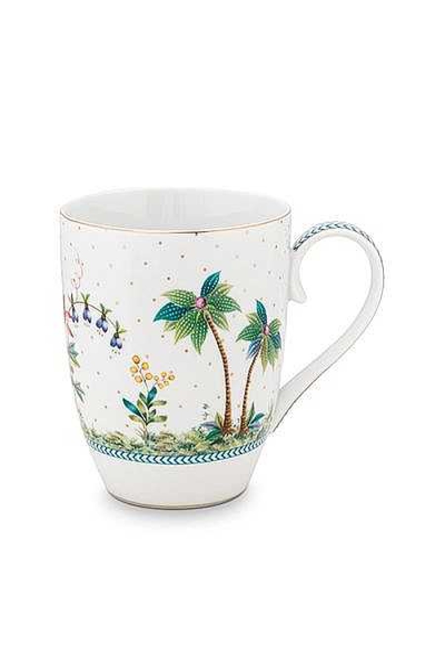 Pip Studio Tasse De Grande Taille A Pois Jolie En Coloris Dore Tous Collections