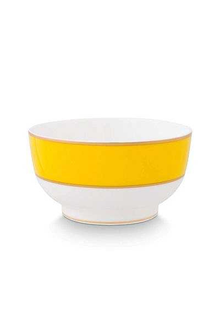 Pip Studio Pip Chique Bol Jaune 15.5Cm Nouveau Art De La Table