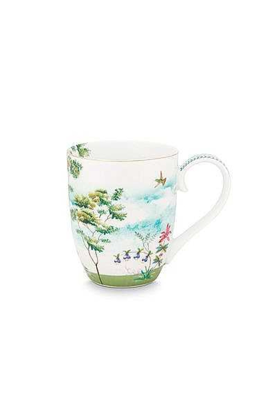 Pip Studio Tasse Xl Heron Jolie En Coloris Blanc Tous Collections