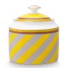 Pip Studio Pip Chique Stripes Bol A Sucre Jaune Nouveau Art De La Table